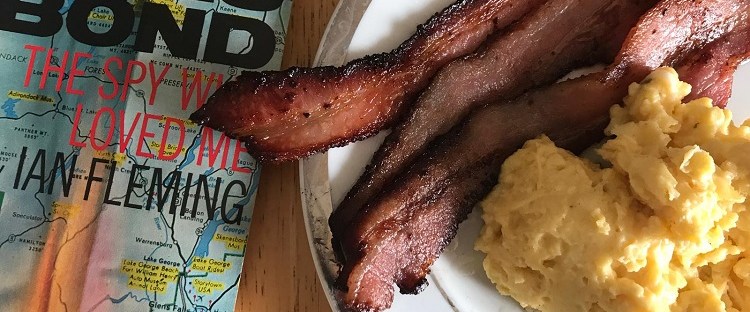 James Bond food scrambled eggs bacon