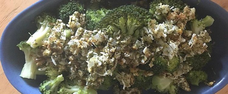 James Bond food broccoli polonaise