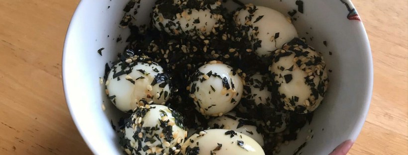 James Bond food quails eggs seaweed