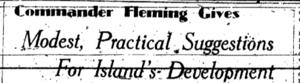 James Bond food Gleaner