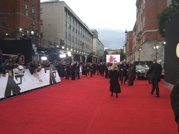 James Bond food No Time to Die premiere