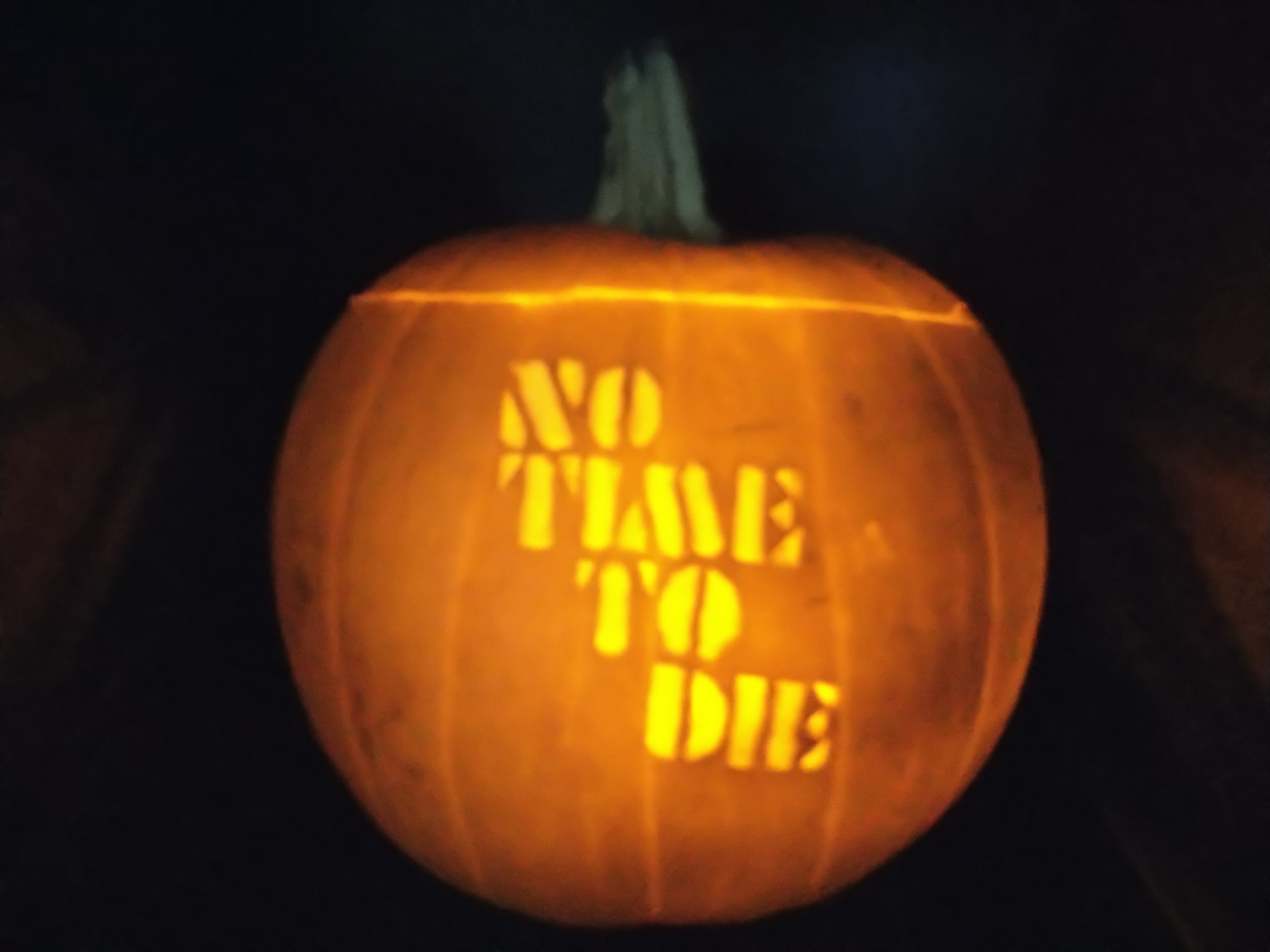 James Bond food No Time to Die pumpkin