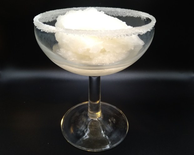 James Bond food Champagne sorbet
