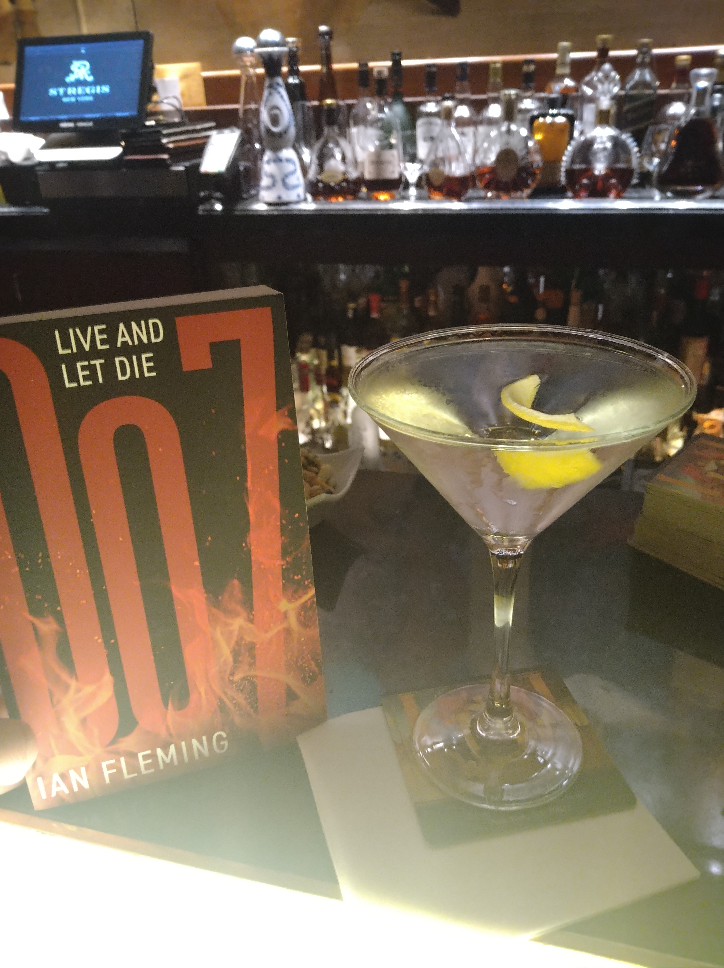 James Bond food St Regis Hotel King Cole Bar