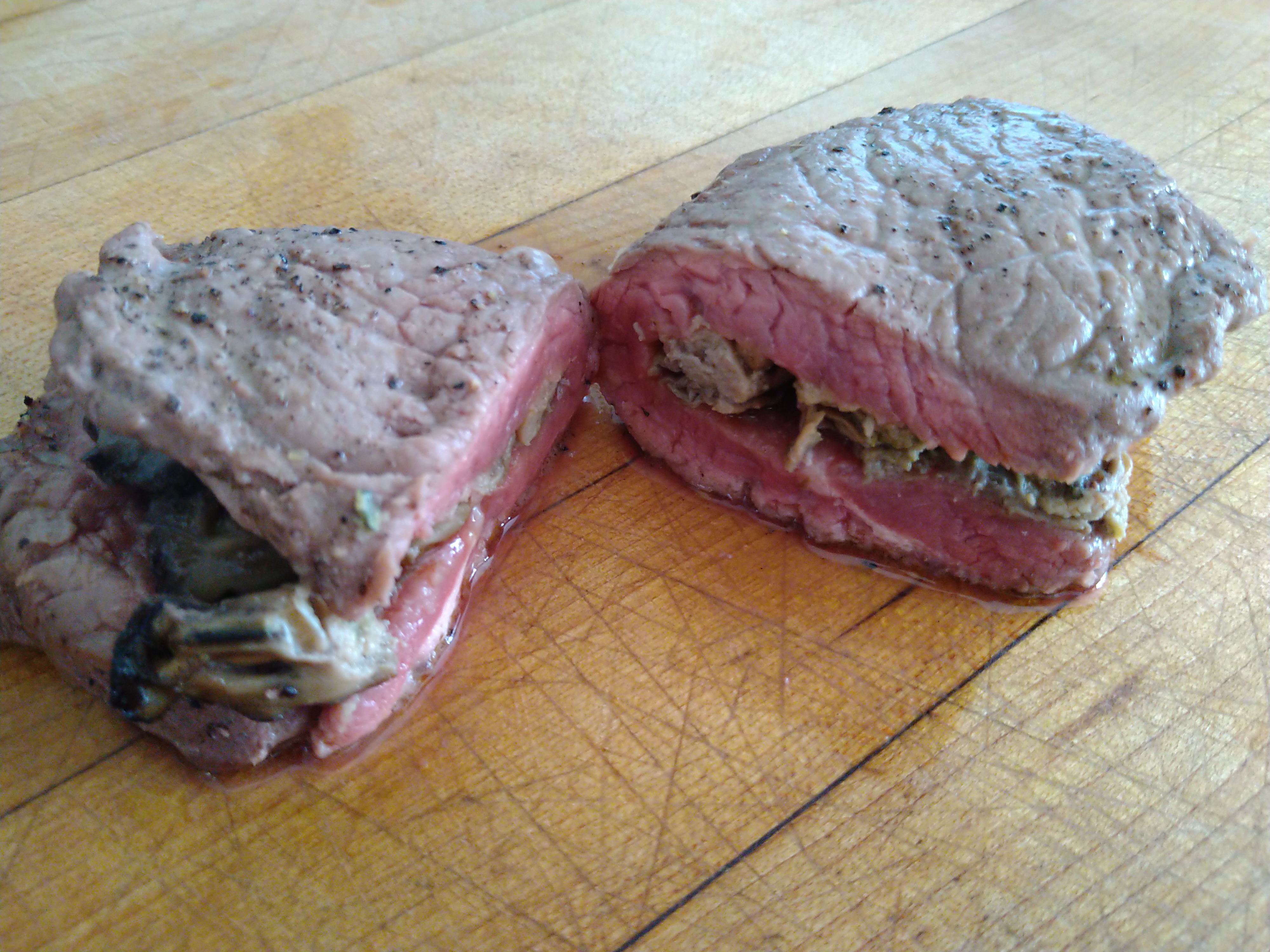 'Carpet bag steak', George Lazenby's steak recipe