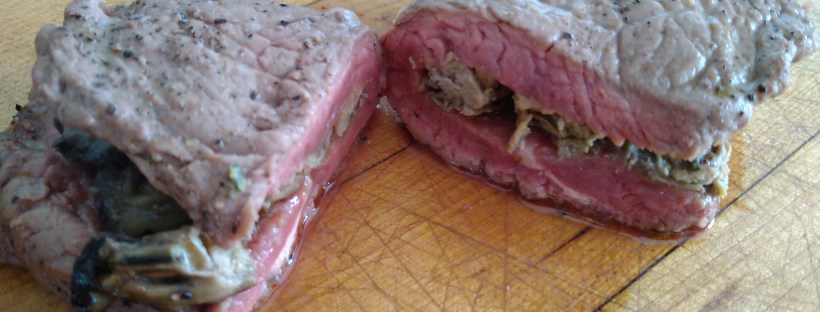 'Carpet bag steak', George Lazenby's steak recipe